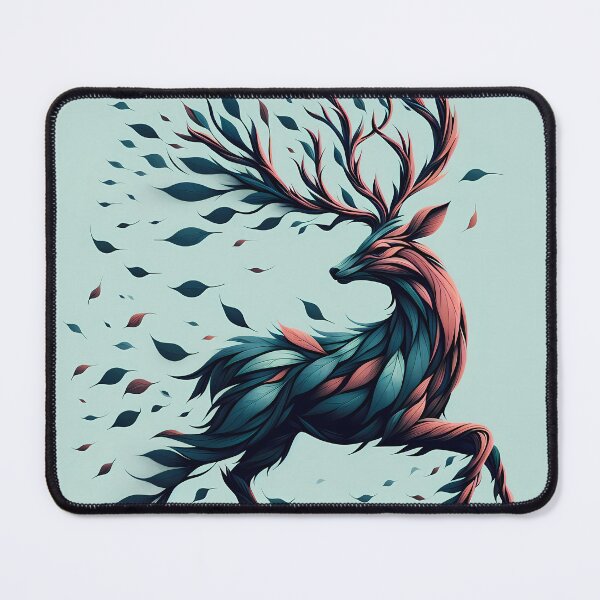 Item preview, Deer Made of Leaves, Ai Generated Art designed and sold by ACC .