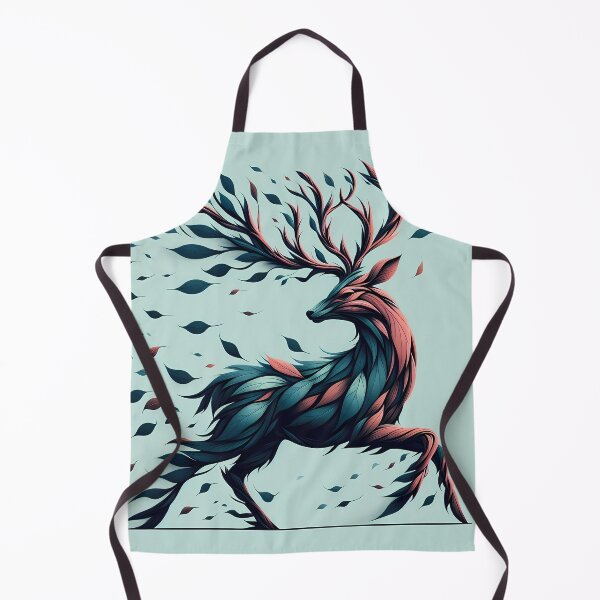 Item preview, Deer Made of Leaves, Ai Generated Art  designed and sold by ACC .