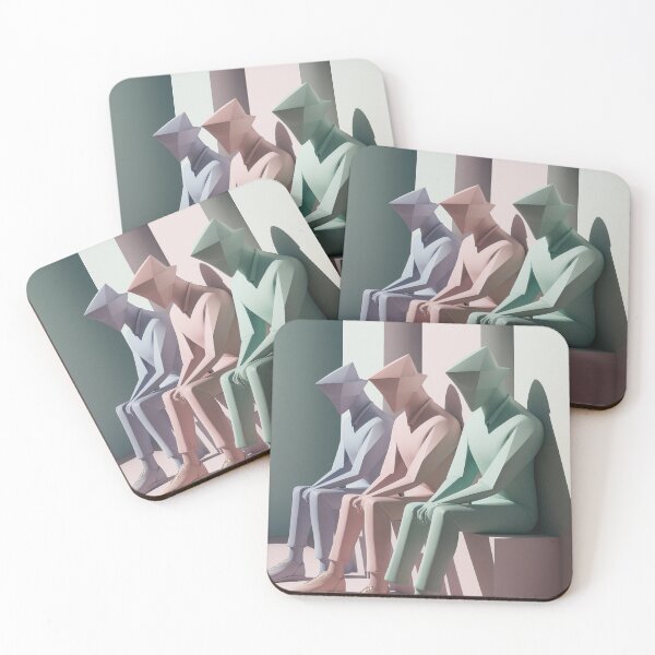 Item preview, "Pastel Harmony: Embracing Humanity in Digital Art" designed and sold by MUV3.