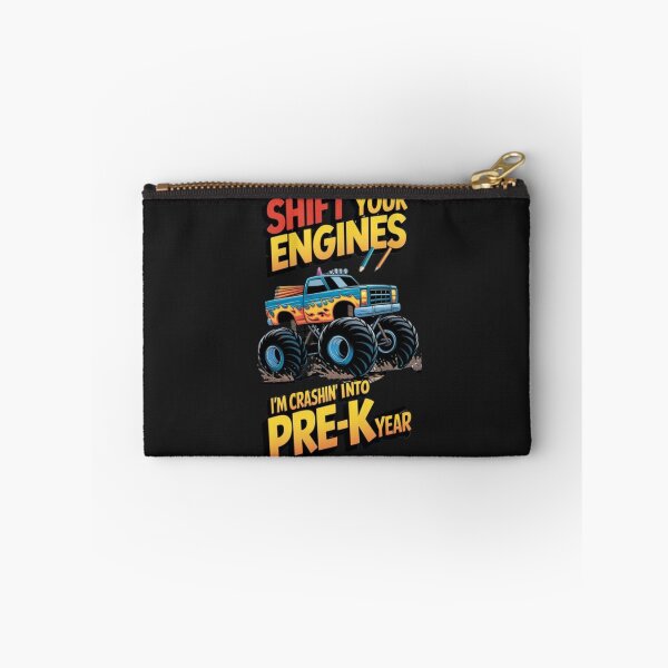 Item preview, Back to School Pre-K Monster Truck First Day School Boys designed and sold by SztylishDesigns.