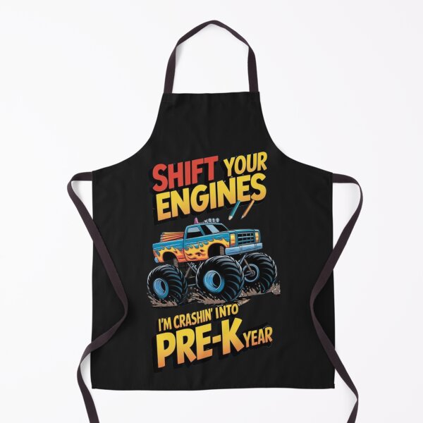 Item preview, Back to School Pre-K Monster Truck First Day School Boys designed and sold by SztylishDesigns.