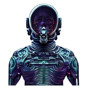 Artwork thumbnail, Futuristic Spaceman by Rising-Imp