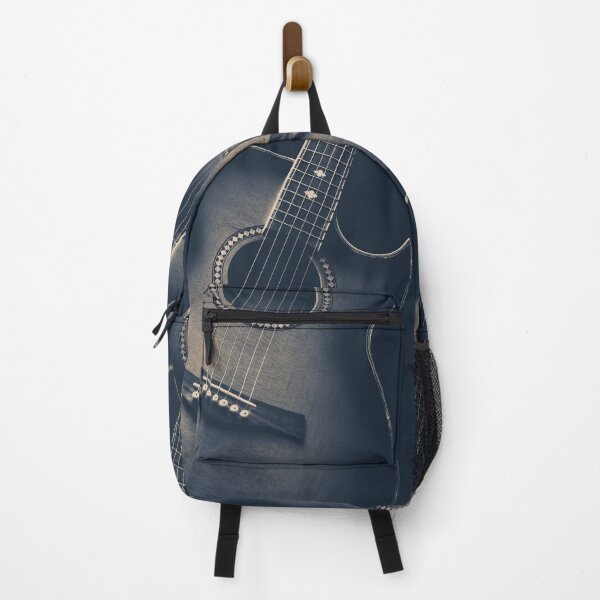 Item preview, Vintage Guitar in Blue | Cyanotype designed and sold by Drawings Project.
