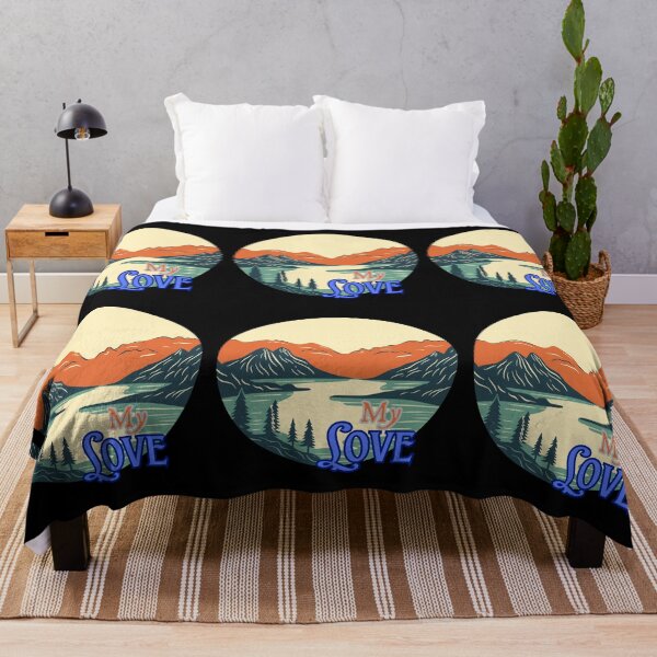Item preview, My Love Mountains Forest  Lake River Mr.Lipsky designed and sold by Mr-Lipsky.