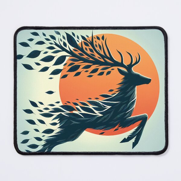 Item preview, Deer Made of Leaves, Ai Generated Art designed and sold by ACC .