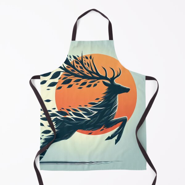 Item preview, Deer Made of Leaves, Ai Generated Art  designed and sold by ACC .