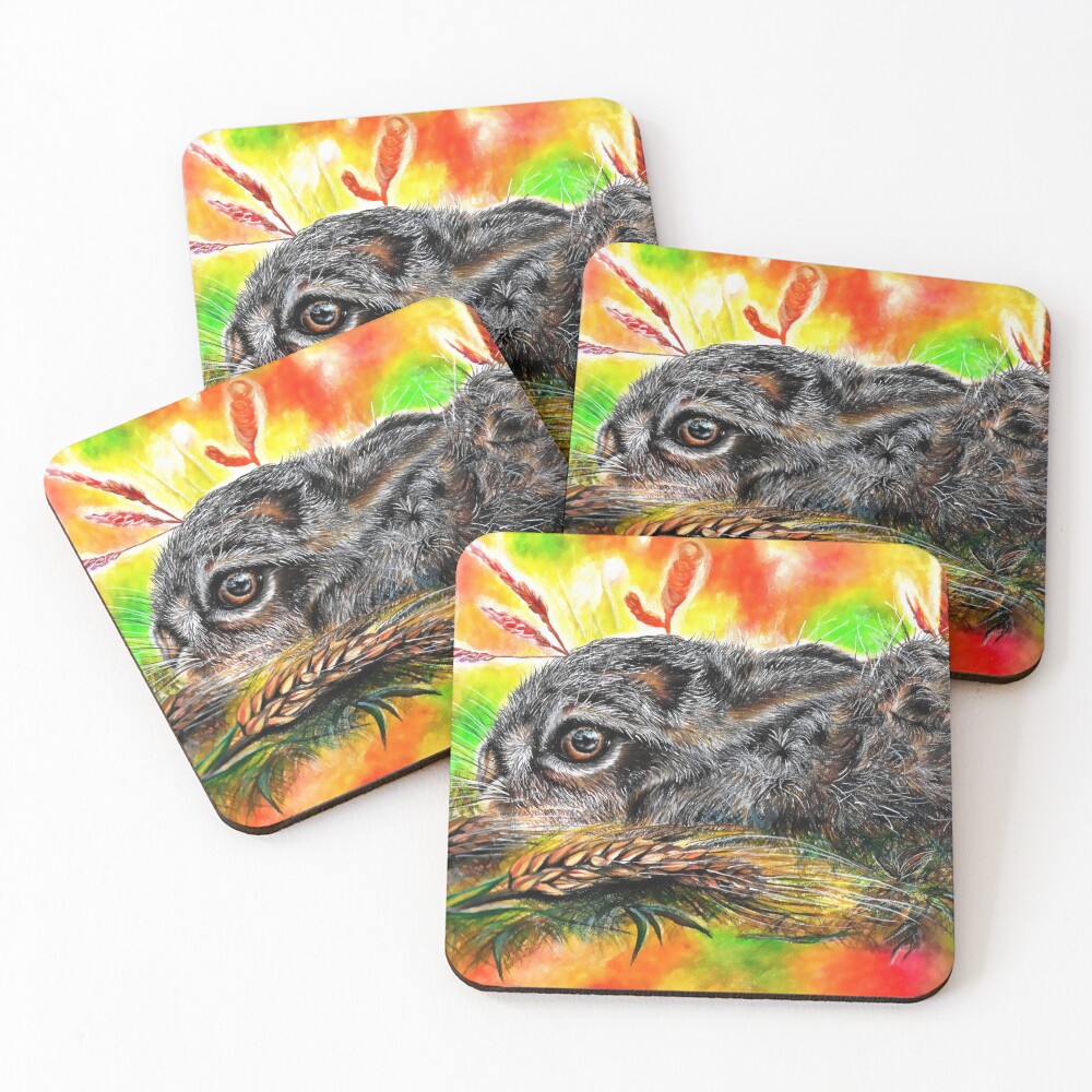 Item preview, Coasters (Set of 4) designed and sold by CozyRainRabbit.