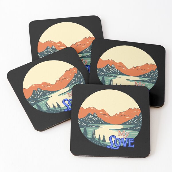 Item preview, My Love Mountains Forest  Lake River Mr.Lipsky designed and sold by Mr-Lipsky.