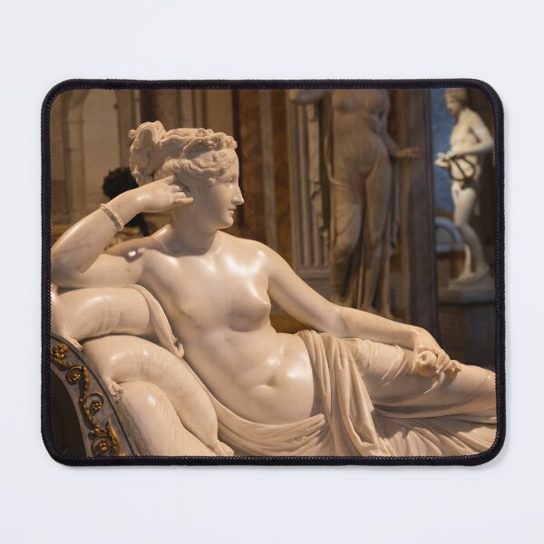 Item preview, Rome, Italy - Paolina Borghese Bonaparte as Venus Victrix, by sculptor Antonio Canova designed and sold by Paolo Modena Photography    -   Fine Italian Art.