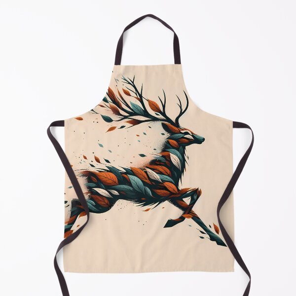 Item preview, Deer Made of Leaves, Ai Generated Art  designed and sold by ACC .