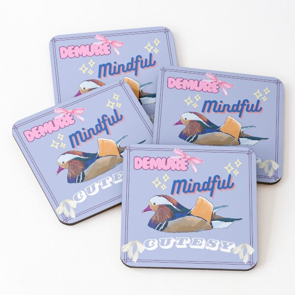 Item preview, Very demure, very mindful mandarin duck designed and sold by Madie Kay.