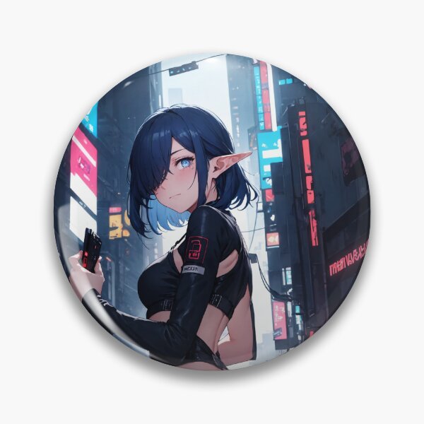 Item preview, Cyberpunk Girl, Hananen Mihono designed and sold by iloveanimechibi.