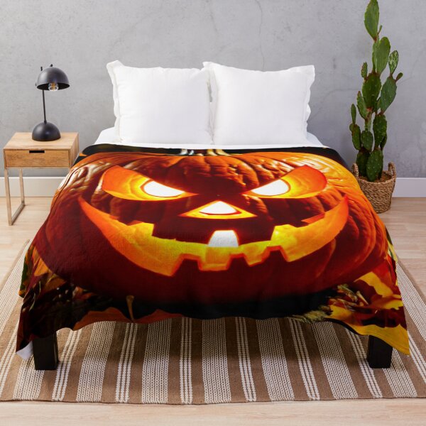 Item preview, Creepy Halloween Jack-o’-Lantern pumpkin designed and sold by GrizzlyCollective.