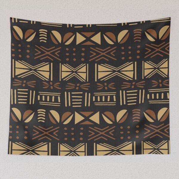 Item preview, African mud cloth Bogolan design designed and sold by Wolagno.