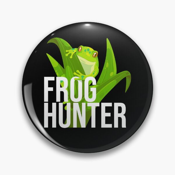 Item preview, Frog Hunter Frog Frogs Amphibian designed and sold by MooonTees.