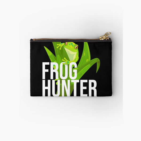 Item preview, Frog Hunter Frog Frogs Amphibian designed and sold by MooonTees.