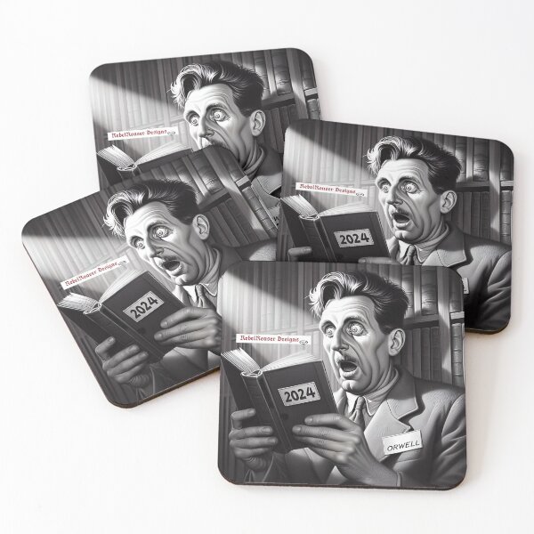 Item preview, Orwell in 2024, shocked  designed and sold by Rebel1Rouser.