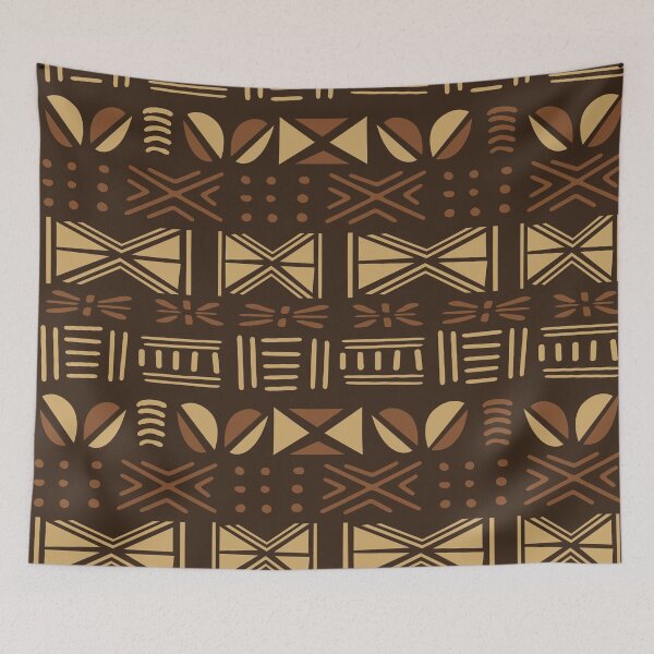 Item preview, African mud cloth Bogolan design designed and sold by Wolagno.