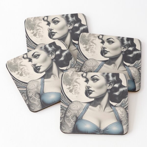 Item preview, Tattoo Classic Pinup Girl  designed and sold by MatrixTattoo.