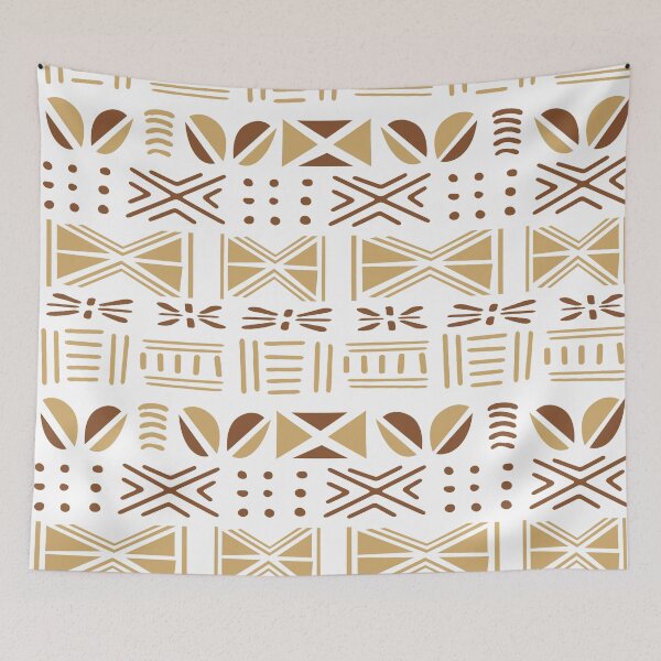 Item preview, African mud cloth Bogolan design designed and sold by Wolagno.