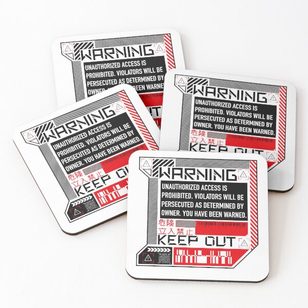 Item preview, Warning Property Of designed and sold by LostGhostBoy.
