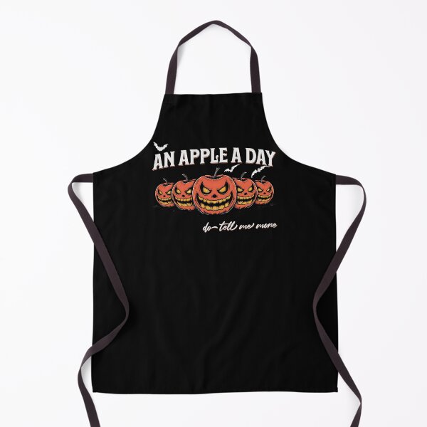 Item preview, Funny Halloween design "An apple a day" designed and sold by VariousGoodies.
