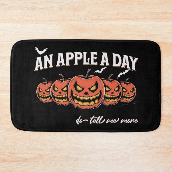 Item preview, Funny Halloween design "An apple a day" designed and sold by VariousGoodies.