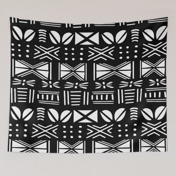 Item preview, African mud cloth Bogolan design designed and sold by Wolagno.