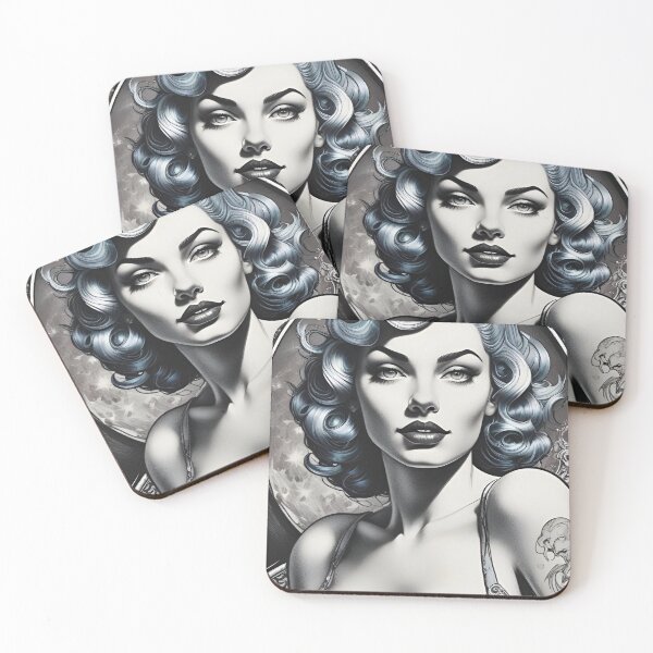 Item preview, Tattoo Classic Pinup Girl  designed and sold by MatrixTattoo.