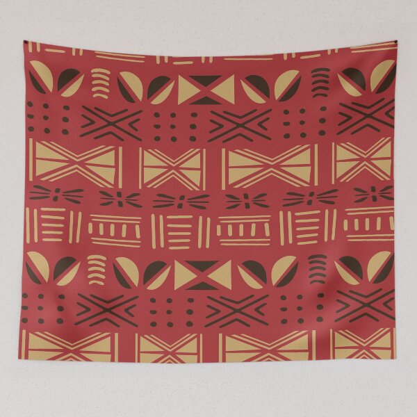 Item preview, African mud cloth Bogolan design designed and sold by Wolagno.