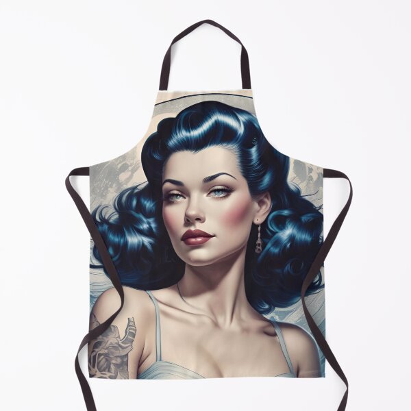 Item preview, Classic Pinup Girl Tattoo designed and sold by MatrixTattoo.