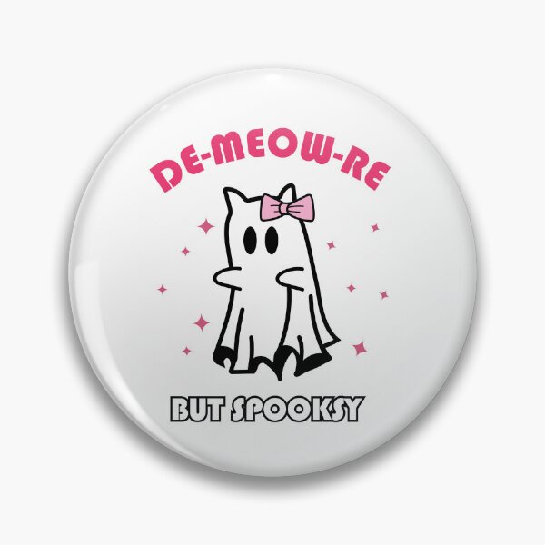 Item preview, de-meow-re but spooksy cat ghost designed and sold by thereallama.
