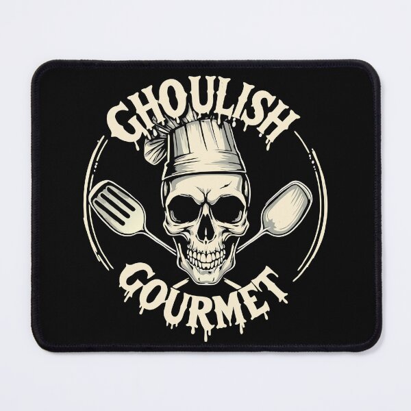 Item preview, Skeleton Cooking Ghoul Gourmet for Funny Halloween Night Party designed and sold by TheInkyOwl-TIO.