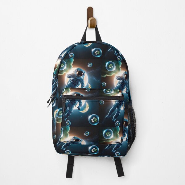 Item preview, Astronaut Floating in Floral Cosmos designed and sold by Fly-with-my.