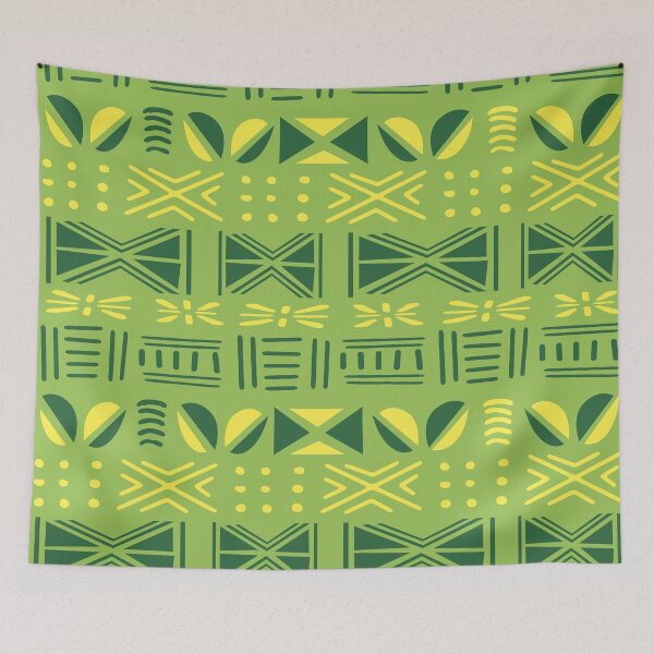 Item preview, African mud cloth Bogolan design designed and sold by Wolagno.