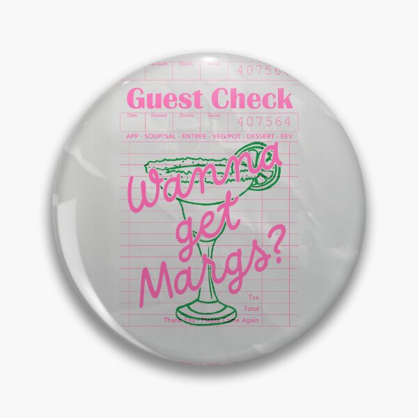 Artikelvorschau, Willst du Margs bekommen? Pink Aesthetic Guest Check entworfen und verkauft von Creative Brat Design Studio.