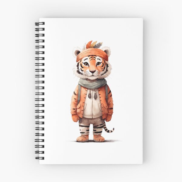 Item preview, Cute tiger in boho outfit   designed and sold by Victoria Riabov.