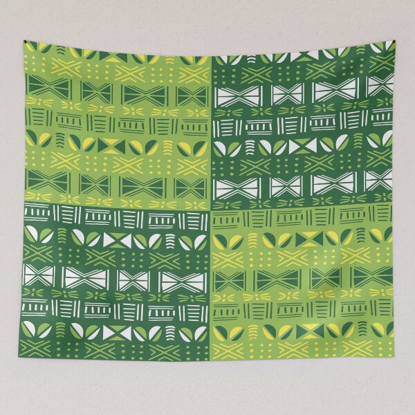 Item preview, African mud cloth Bogolan design designed and sold by Wolagno.