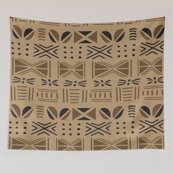 Item preview, African mud cloth Bogolan design designed and sold by Wolagno.