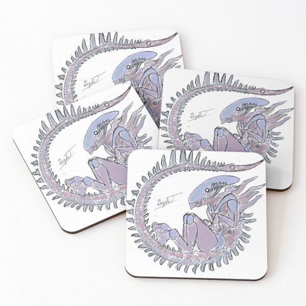 Item preview, Xenomorph Curled 2024 coloured designed and sold by PrimalDream1988.