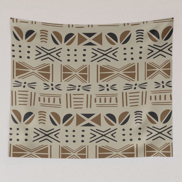 Item preview, African mud cloth Bogolan design designed and sold by Wolagno.