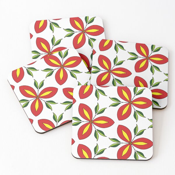 Item preview, Sweet Red floral design pattern designed and sold by Ryslissa.
