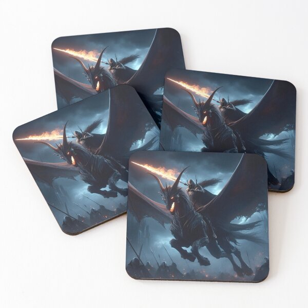 Item preview, Winged Dark Warrior Knight designed and sold by GalleryBrisArt.
