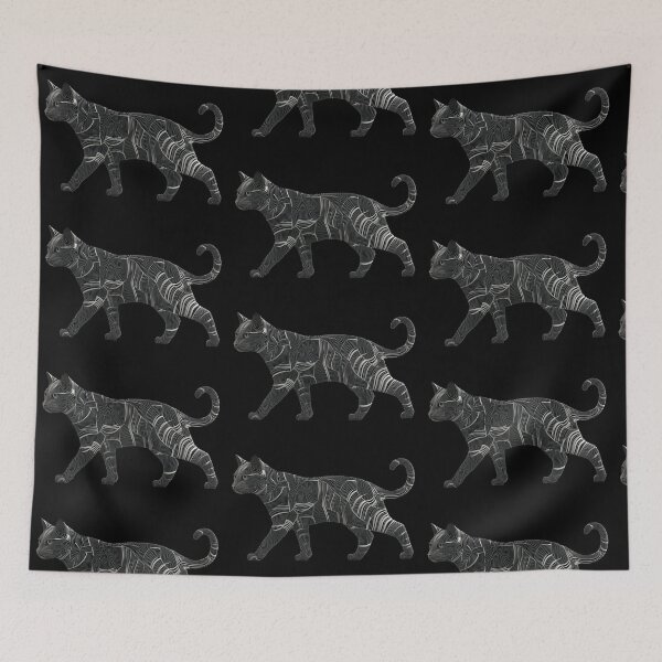 Item preview, The black cat designed and sold by Kitzzeh.