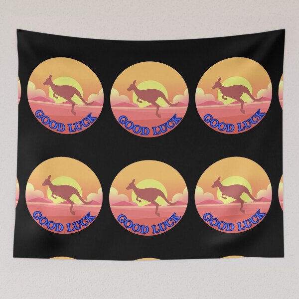 Item preview, Good Luck Kangaroo Journey Through the Desert Mr.Lipsky designed and sold by Mr-Lipsky.