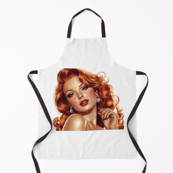 Item preview, ginger pin-up girl designed and sold by davidbjones254.