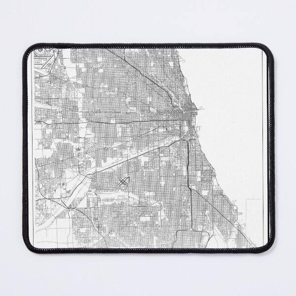 Item preview, Chicago City Map designed and sold by SHAMPAIN-ART-CO.