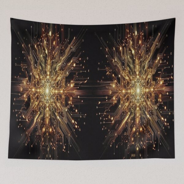 Item preview, "Digital Starburst The Nexus of Innovation" designed and sold by aipichub.