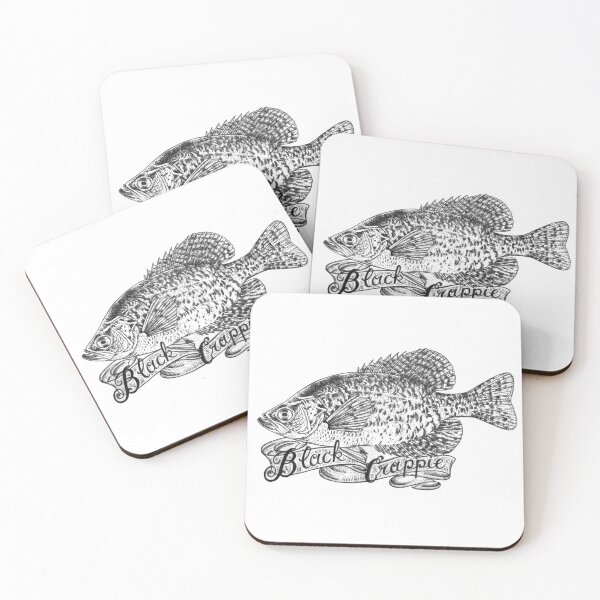 Item preview, Black Crappie (Pomoxis nigromaculatus) designed and sold by UnderfootStudio.