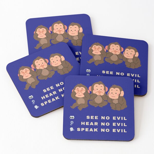 Item preview, The Three Wise Monkeys designed and sold by fev-rocks.
